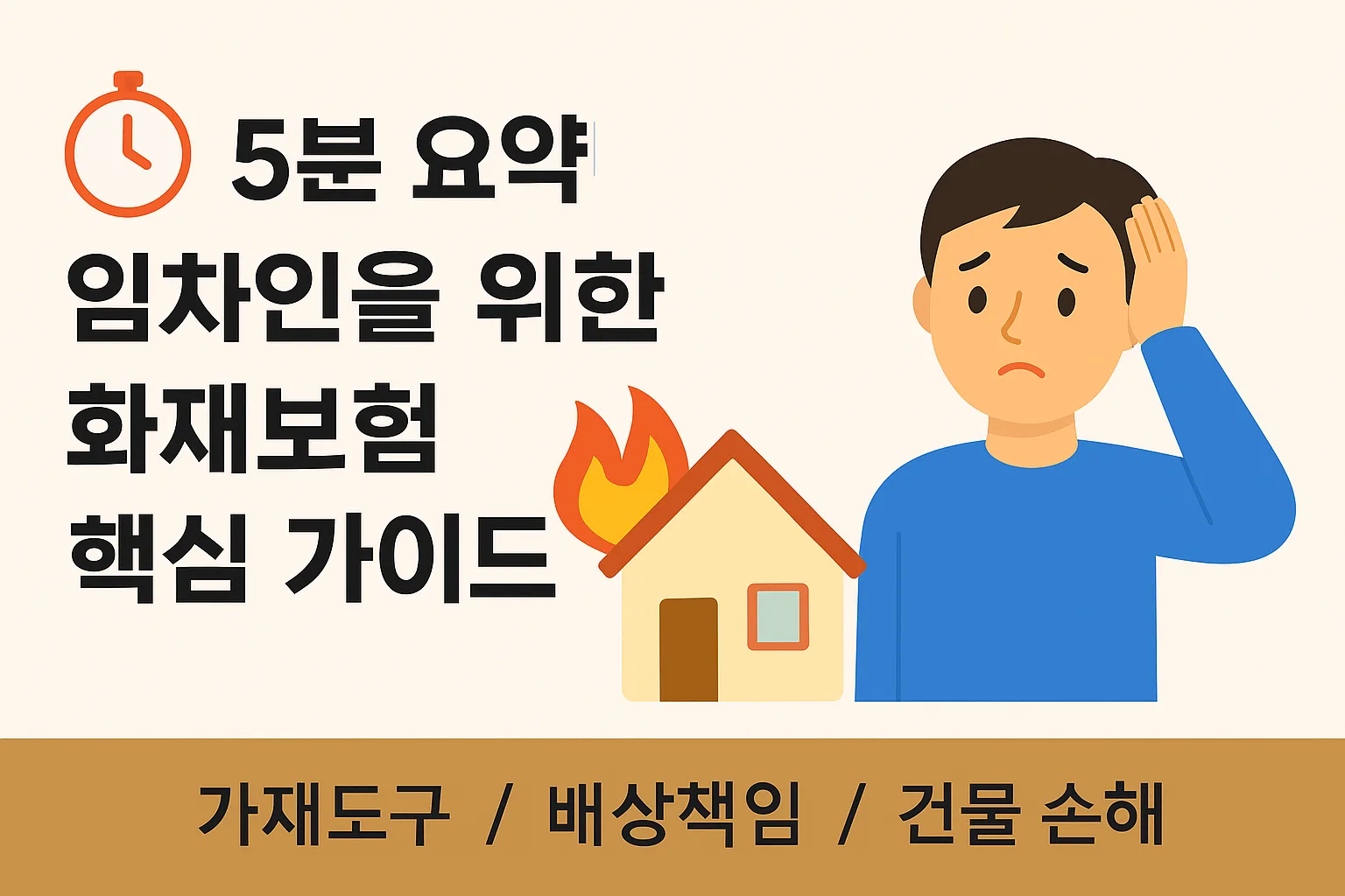 임차인 화재보험 핵심 가이드